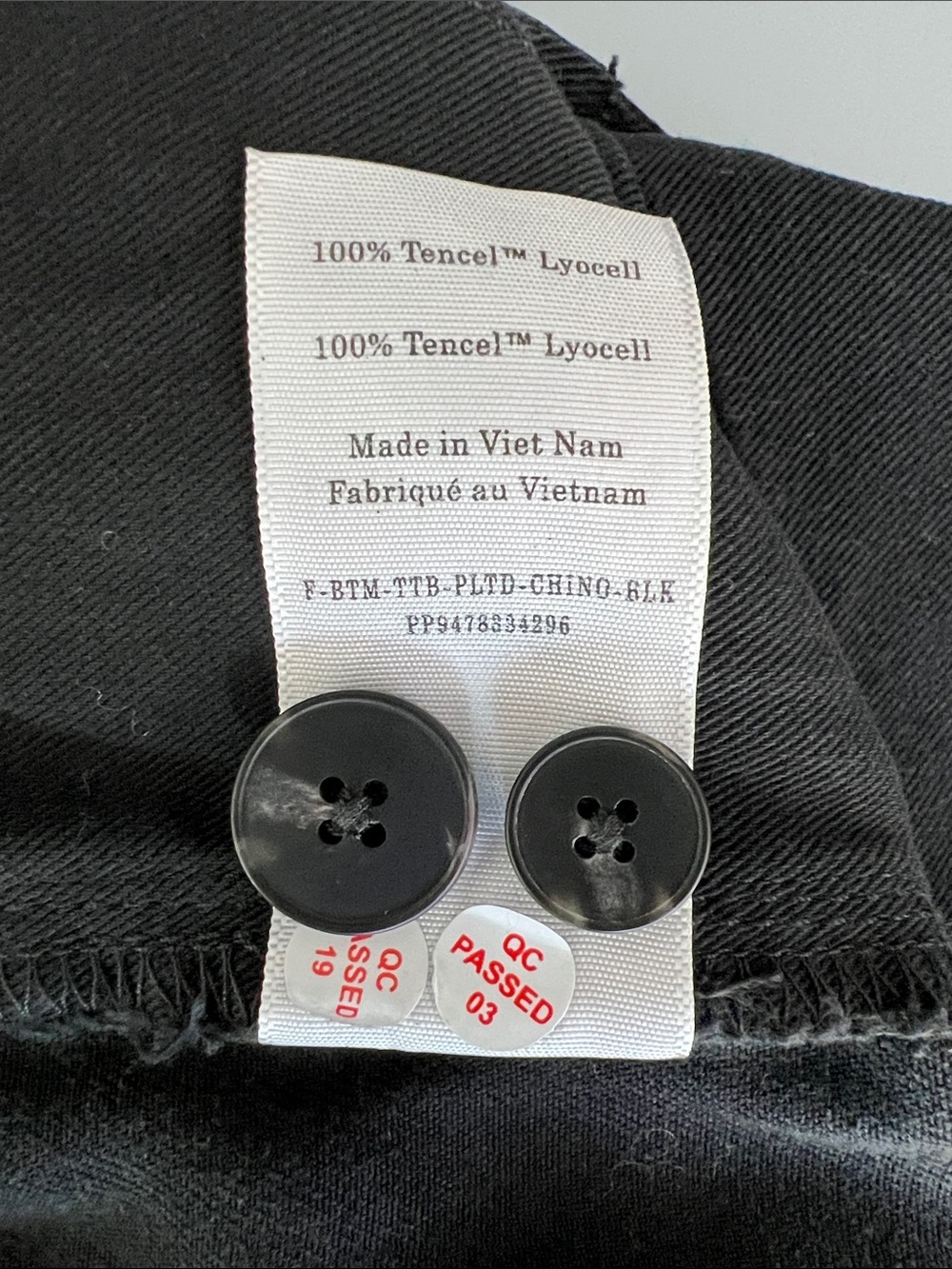 New Everlane THE TROUSER IN BUTTERSOFT Black Size 14 - Picture 8 of 12